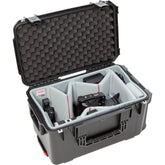 SKB iSeries 2213-12 Case w/Think Tank Designed Video Dividers & Lid Foam (Black)